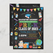 Abschluss vor dem Kindergarten Einladung (Vorne/Hinten)