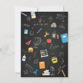 Abschluss vor dem Kindergarten Einladung (Rückseite)