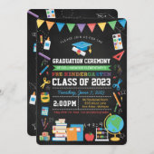 Abschluss vor dem Kindergarten Einladung (Vorne/Hinten)