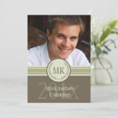 Abschluss Wappen Einladung (Stehend Vorderseite)