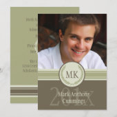 Abschluss Wappen Einladung (Vorne/Hinten)