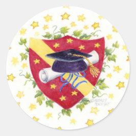 Abschluss Wappen Stickers