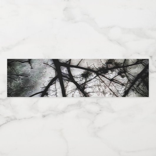 Abschluss Wasserflaschenetikett (Einzelnes Label)