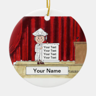 Abschluss - Weibliche Keramik Ornament