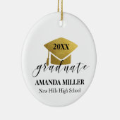 Abschluss Weihnachtsschmuck Foto auf der Rückseite (Rechts)