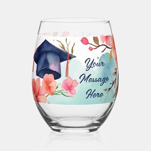 Abschluss Weinglas Ohne Stiel (Vorderseite)