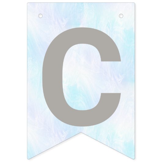 Abschluss Weißes Opal Party Signiert Klasse des Ja Wimpelkette (Zweite Fahne)