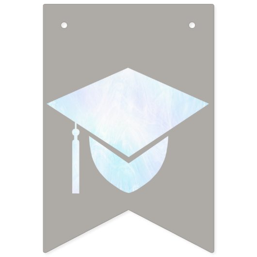 Abschluss Weißes Opal Party Signiert Klasse des Ja Wimpelkette (Erste Fahne)