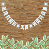 Abschluss Weißes Opal Party Signiert Klasse des Ja Wimpelkette