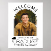 Abschluss Welcome Arch Foto Glückwunsch Graduate Poster (Vorne)
