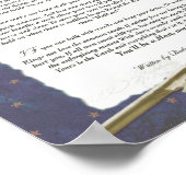 Abschluss, WENN Gedicht von Rudyard Kipling Inspir Poster (Ecke)