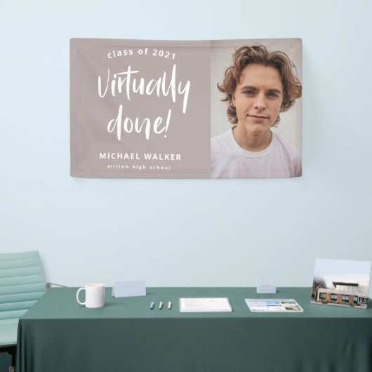 Abschluss-Werbebanner Banner (Messeveranstaltung)