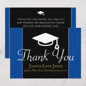 Abschluss White Cap Danke Script Maroon (Vorne/Hinten)