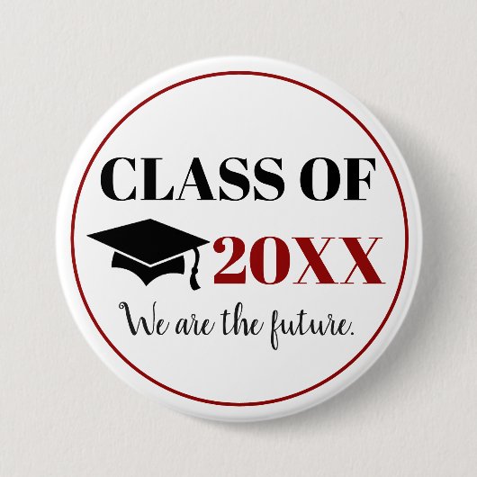 Abschluss - wir sind die Zukunft Button (Vorderseite)