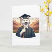 Abschluss Wolf Karte (Gelbe Blume)