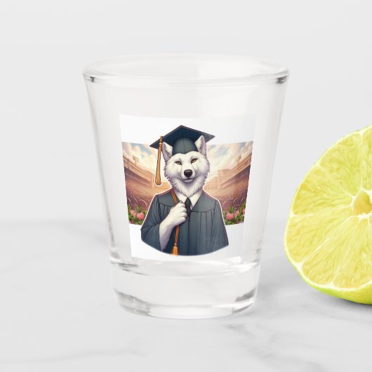 Abschluss Wolf Schnapsglas (Vorderseite)