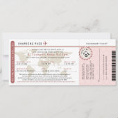 Abschluss World Traveller Boarding Einladung (Vorderseite)