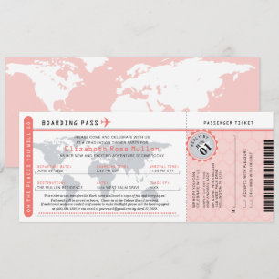 Abschluss World Traveller Boarding Einladung