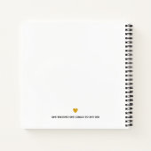 Abschluss Worte der Weisheit für den Abschluss Notizblock (Rückseite)