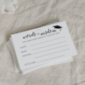 Abschluss Wörter der Weisheit Beratung für den Abs Hinweiskarte