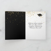 Abschluss-Wörterbuchdefinition Karte (Innenseite)