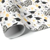 Abschluss Wrapping Paper Geschenkpapier (Rolleneckpunkt)