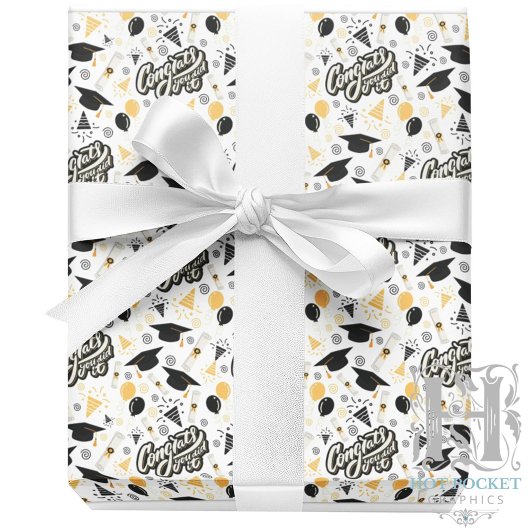 Abschluss Wrapping Paper Geschenkpapier