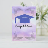 Abschluss Wunsch Karte (Stehend Vorderseite)