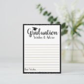 Abschluss Wünsche und Hinweise Hinweiskarte (Stehend Vorderseite)