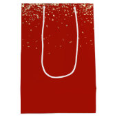 Abschluss "You done It Sign with Confetti" Mittlere Geschenktüte (Rückseite)