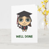 Abschluss-Zeichen Gut gemachte Abschluss-Karte Karte (Gelbe Blume)