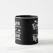 Abschluss - Zeit zum Nachdenken Tasse (Zentrum)