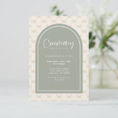 Abschluss-Zeremonie Begleitkarte (Stehend Vorderseite)