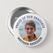 Abschluss Zeremonie Button mit dem Foto des Grad (Vorne & Hinten)