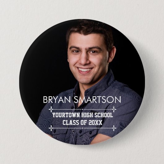 Abschluss Zeremonie Familie und Foto Button (Vorderseite)