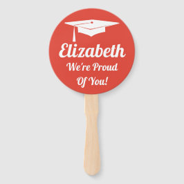 Abschluss Zeremonie Party Ausrufen Fächer