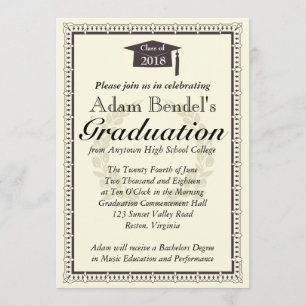 Abschluss-Zertifikat-Mitteilung Einladung