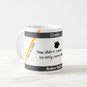 Abschluss Zitat 2 Tasse Kaffee (Vorderseite Links)
