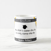 Abschluss Zitat 2 Tasse Kaffee (Mittel)