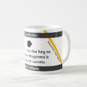 Abschluss Zitat 3 Tasse (VorderseiteRechts)