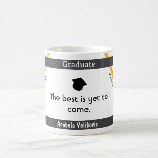 Abschluss Zitat 5 Tasse Kaffee (Mittel)