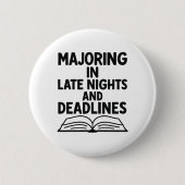 Abschluss-Zitat lustig Button (Vorderseite)