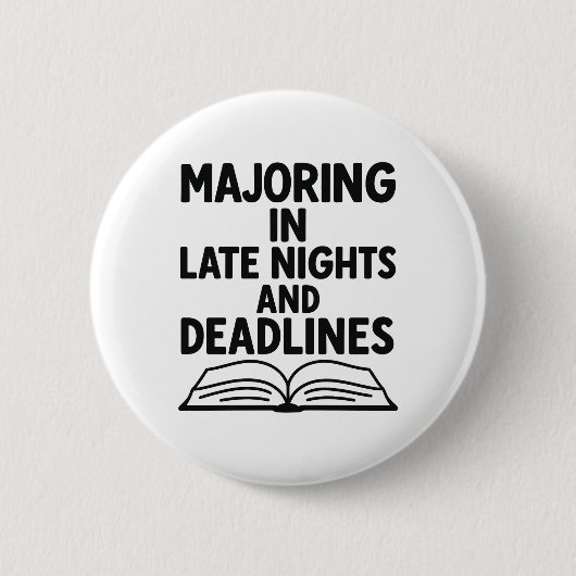 Abschluss-Zitat lustig Button (Vorderseite)