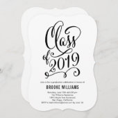 Abschluss zum Stellar-Jahr-FARBEN Einladung (Vorne/Hinten)