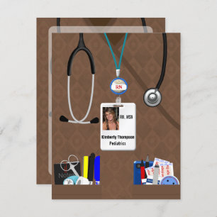 Abschluss zur Krankenpflege Einladung in Browns