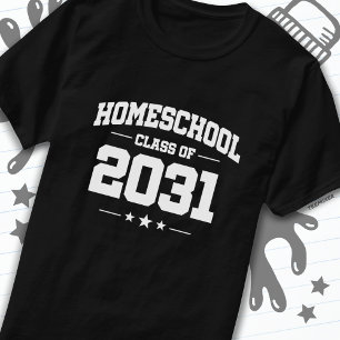 Abschluss Zurück zur Zuhause School 2031 T-Shirt