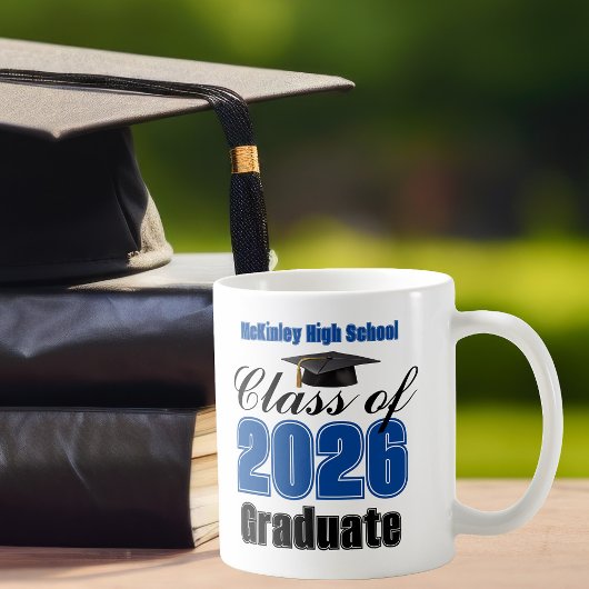 Abschlussandenken der Blue Class 2026 Kaffeetasse