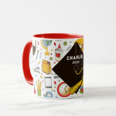 Abschlussandenken-Geschenktasse Tasse (Vorderseite Links)