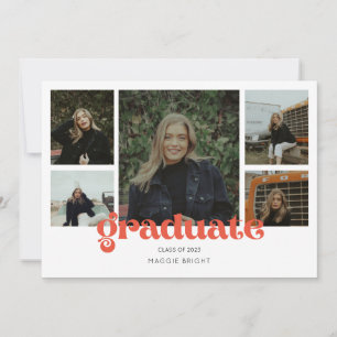 Abschlussankündigung 2023 mit mehreren Fotos Einladung