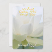 Abschlussankündigung 2026 Schöne Blume Einladung (Rückseite)